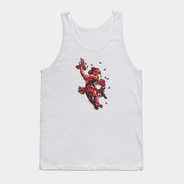 Cupid's Arms Tank Top by TheActionPixel